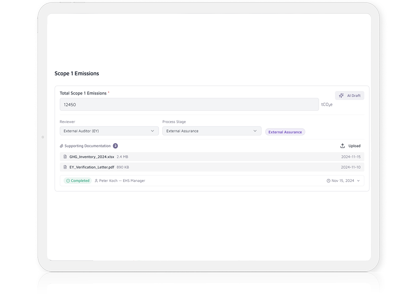 AI-powered disclosure writing