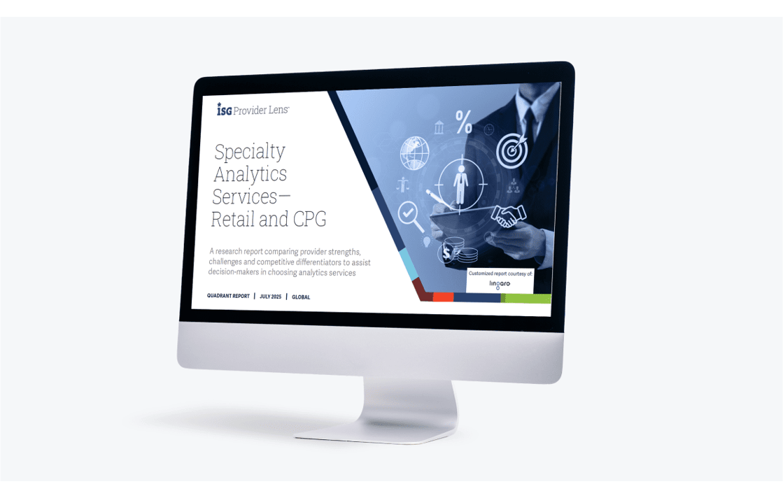 Lingaro Positioned as a Leader in CPG Analytics by ISG