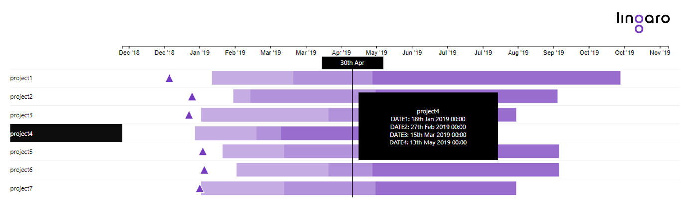 Power Bi Gnatt Chart Samples