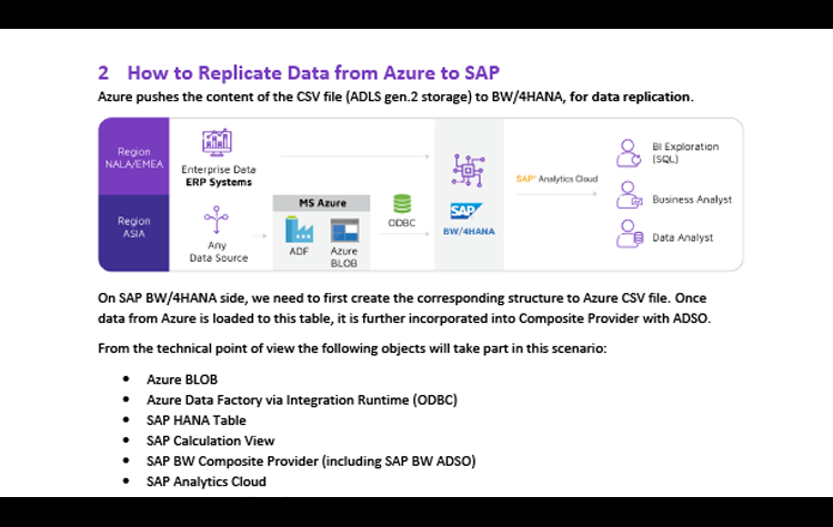 How to Replicate Data from Azure to SAP, Part 2