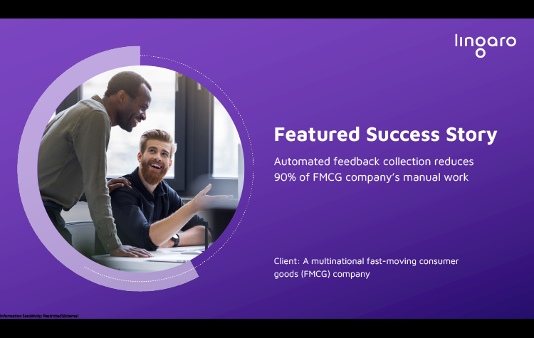 Automated Feedback Collection Reduces 90% of FMCG Company’s Manual Work