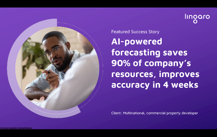 AI-Powered Forecasting Saves 90% of Company’s Resources, Improves Accuracy in 4 Weeks