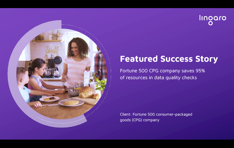 Fortune 500 CPG Company Saves 95% of Resources in Data Quality Checks