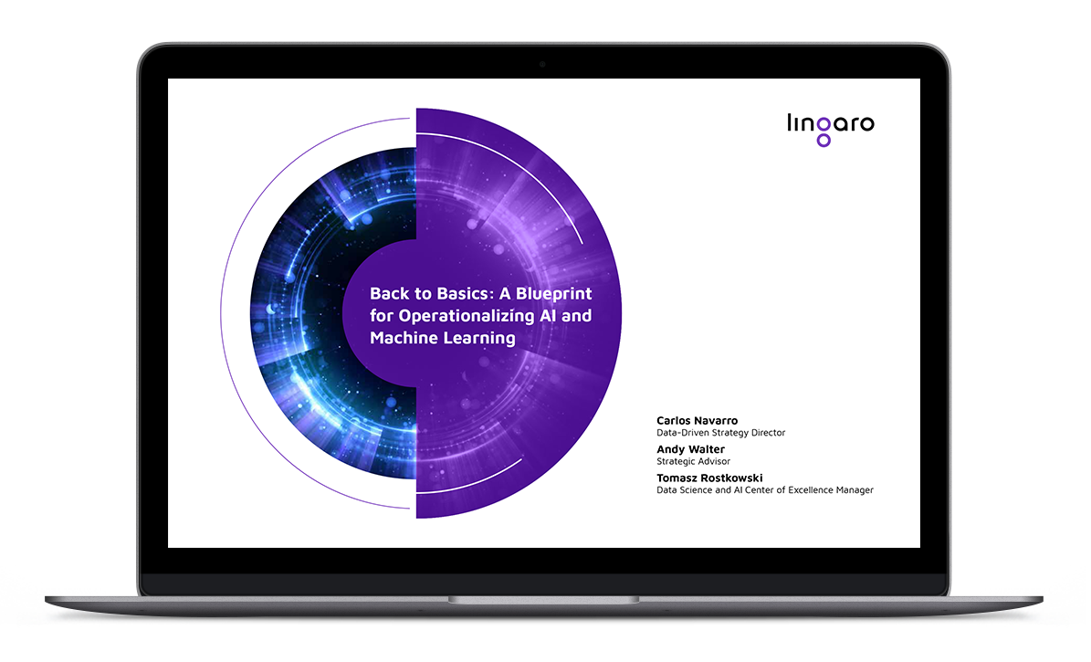 Back to Basics: A Blueprint for Operationalizing AI and Machine Learning