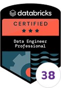 Databricks Data Engineer Professional certification badge
