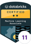 Databricks Machine Learning Associate certification badge