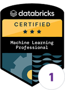 Databricks Machine Learning Professional certification badge