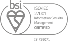 ISO/IEC 27001-Certified